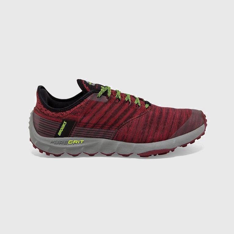 Brooks Puregrit 8 - Zapatillas Trail Running Hombre - Rojas (SZ1524738)